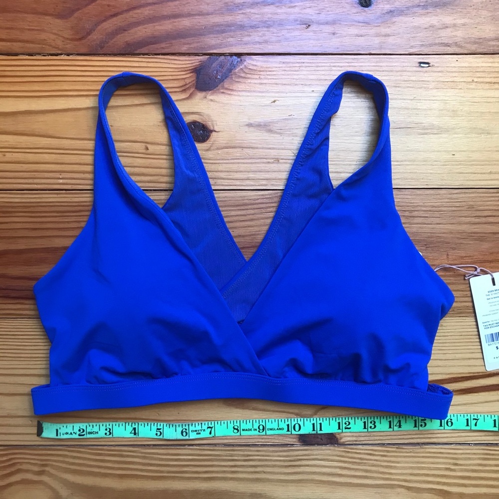 Fabletics Royal Blue Eden Crossback Bra, NWT, XL - Picture 6 of 15